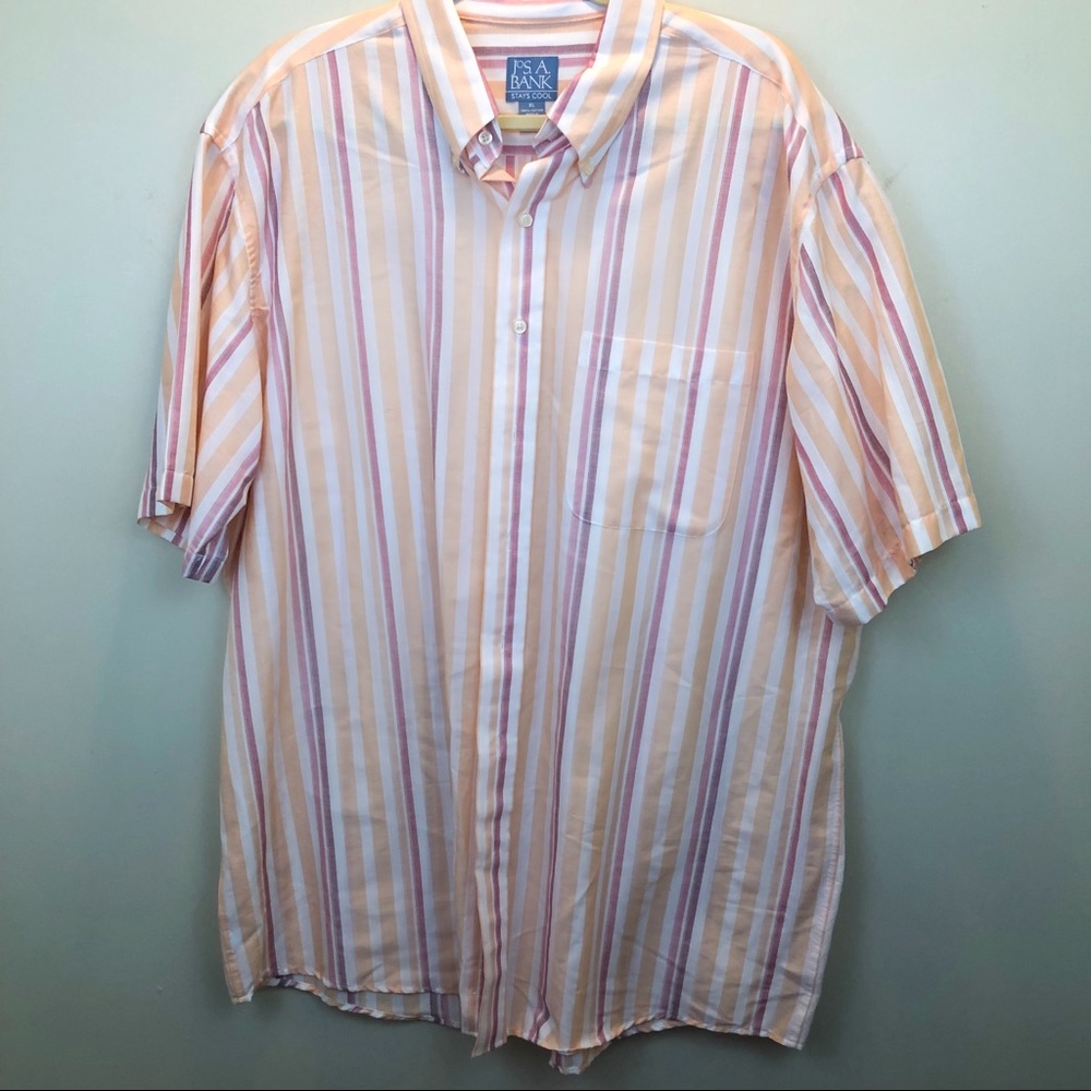 Jos. A. Bank | striped button up short sleeve